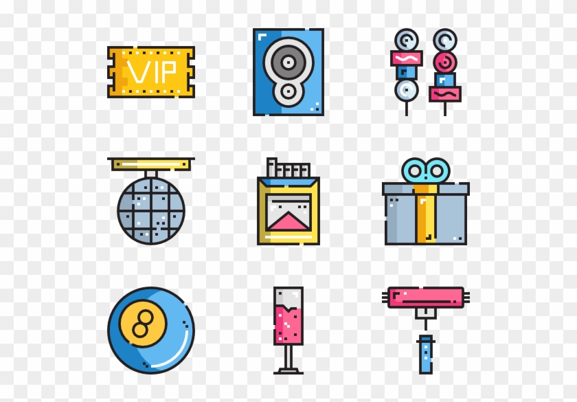 Night Party - Highschool Vector Clipart