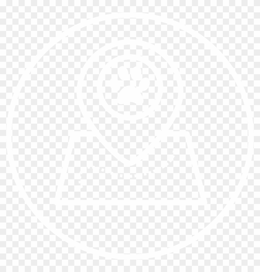 White Map Icon - Emblem Clipart #5304136