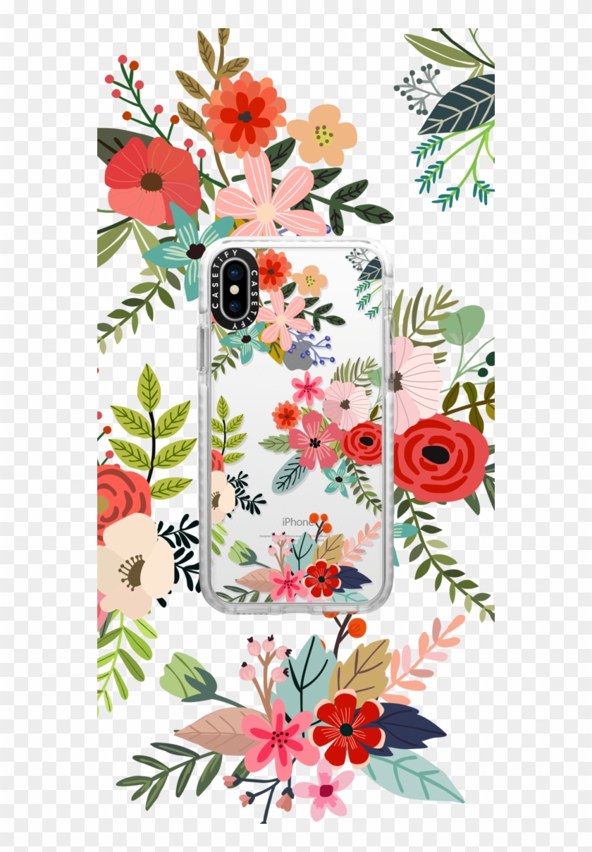 #casetify #iphone #art #design #illustrations #floral - Mobile Phone Clipart #5304472
