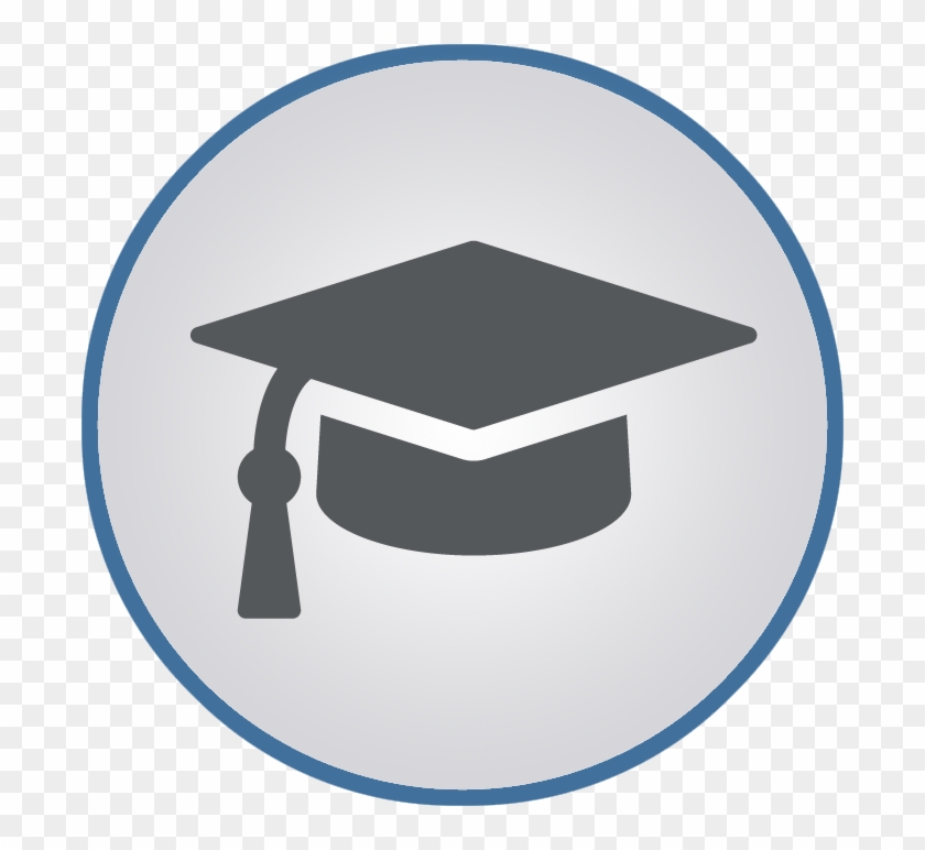 Product Training Icon Flat Once The Olympus - Graduation Cap Icon Png Clipart #5304576