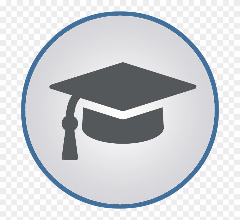 Product Training Icon Flat Once The Olympus - Graduation Cap Icon Png Clipart