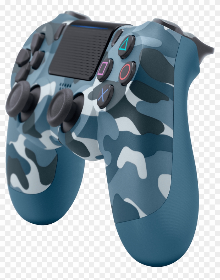 Playstation 4 Dualshock 4 Controller V2 - Playstation 4 Controller Blue Camo Clipart