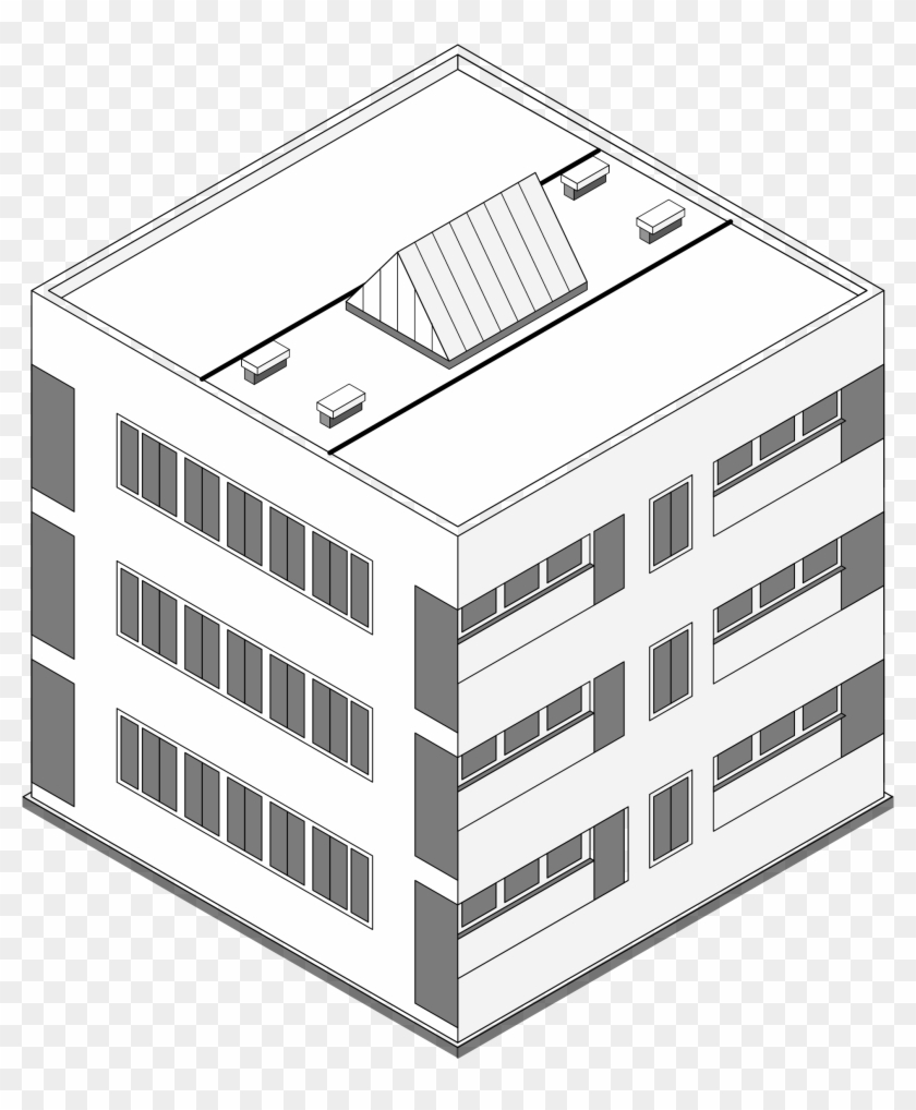 This Free Icons Png Design Of Isometric Building , - Architecture Clipart