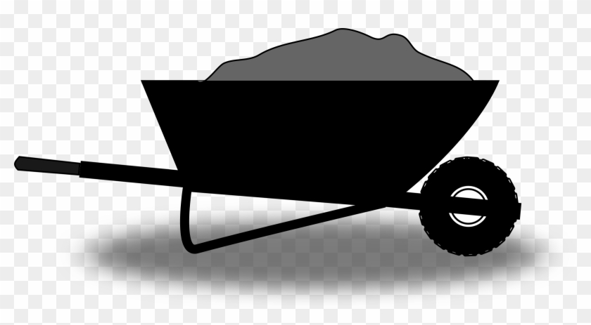 Carts Clipart Wooden Wheelbarrow - Wheel Barrow Cliparts - Png Download
