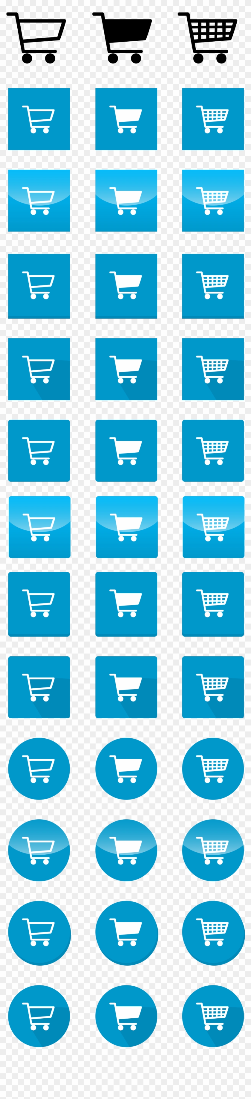 Free Cart Icon Vector Graphic Pack - Icon Font Free Circle Clipart #5305430