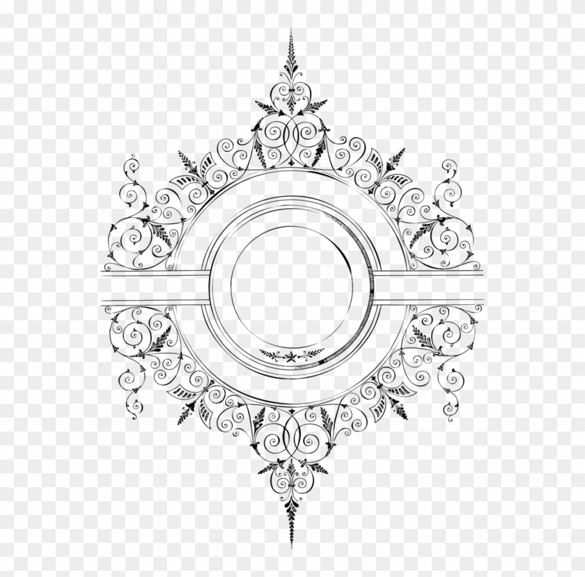 Lace Decorative Arts Ornament Borders And Frames Picture - Ornament Vintage Border Png Clipart #5305691