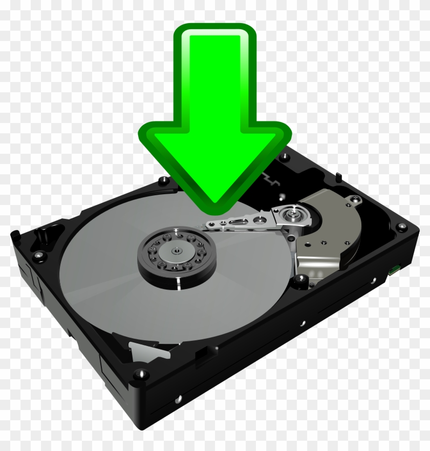 Hard Disk Drive Icon - 데이터 저장 아이콘 Clipart