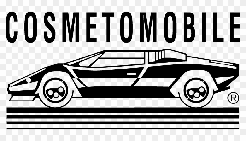 Cosmetomobile Logo Vector - Car Clipart