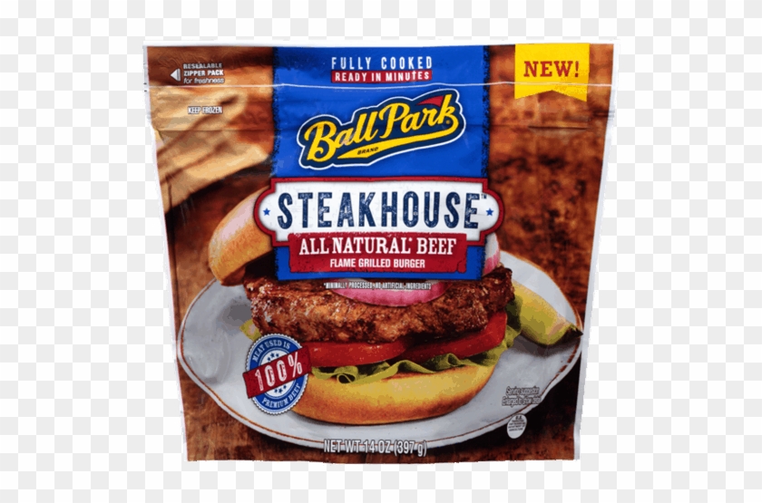 50 For Ball Park® Frozen Fully Cooked Patties - Ball Park Franks Clipart #5307552