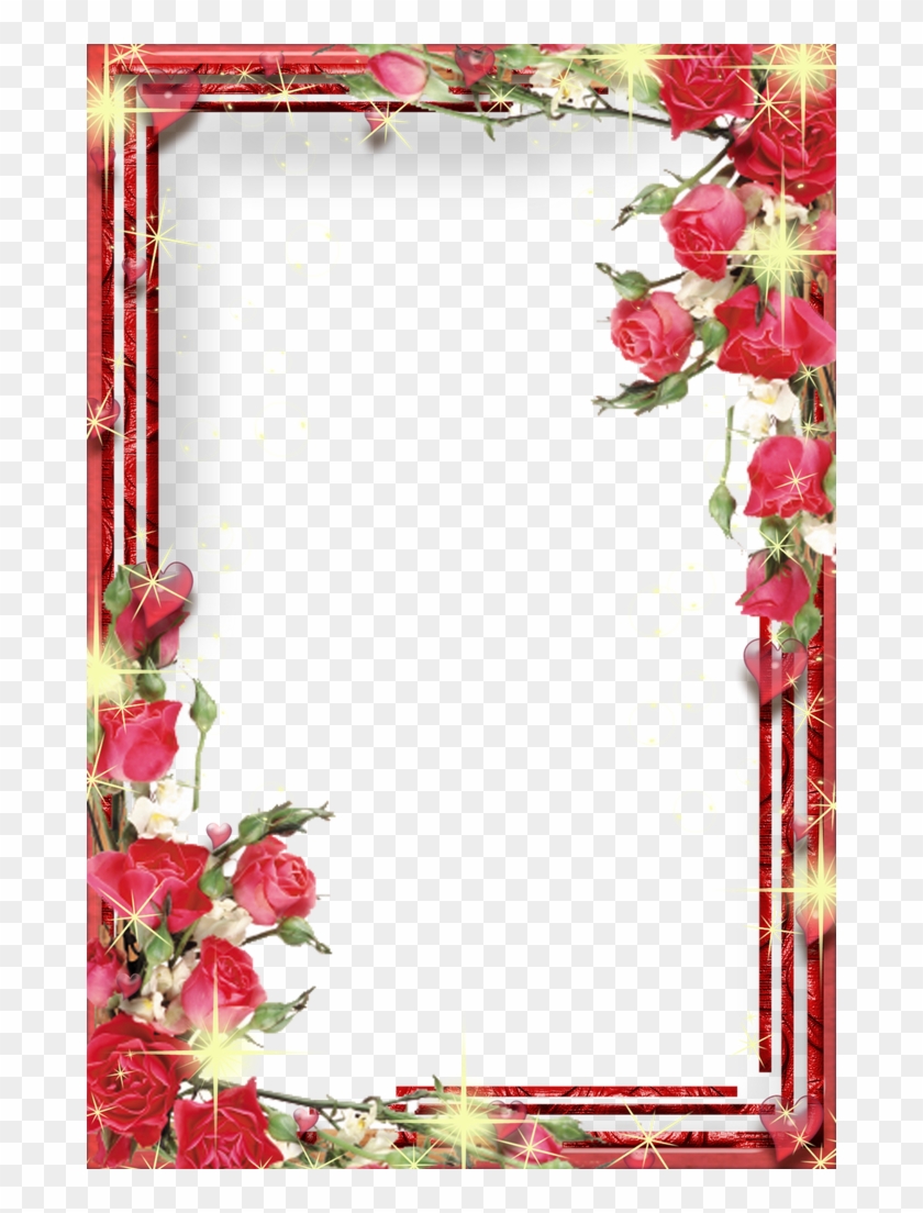 Frame Rose Photoshop - Background Photo Frame Png Clipart #5308828