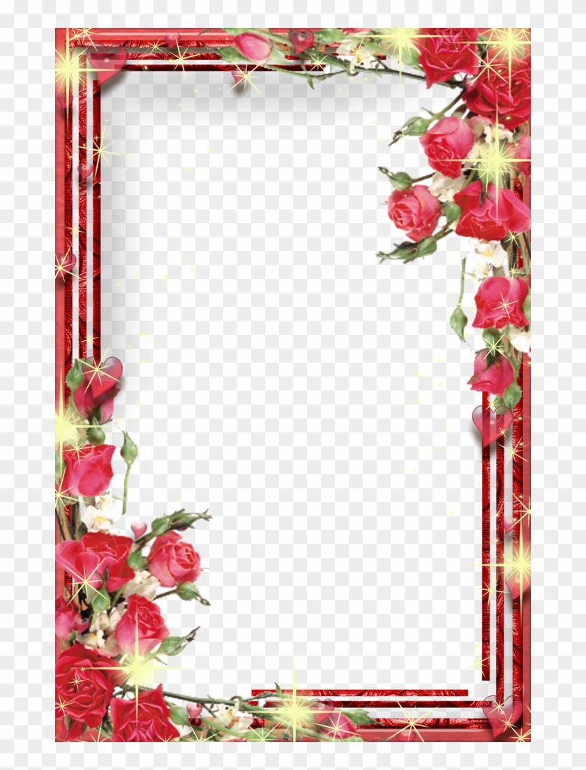 Frame Rose Photoshop - Background Photo Frame Png Clipart