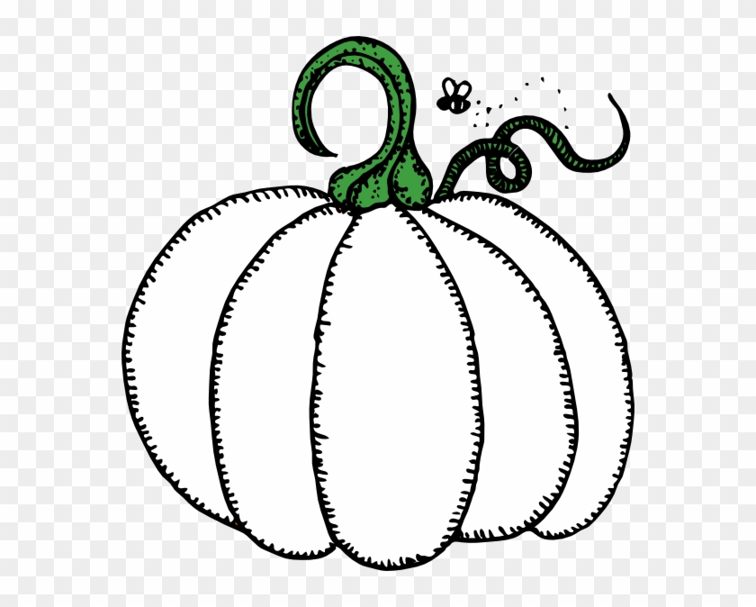 Pumpkin Clipart Black And White - Png Download #5308833