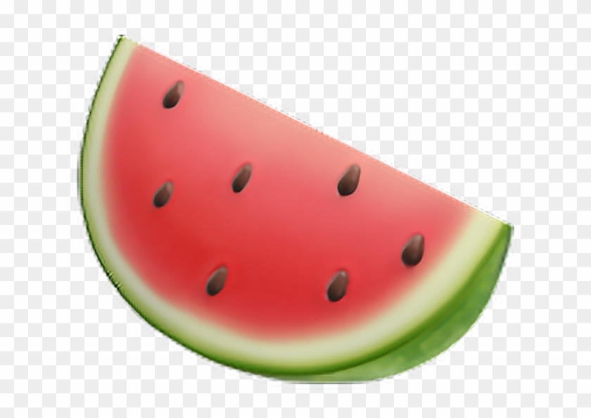 Watermelon Sticker - Transparent Watermelon Emoji Clipart