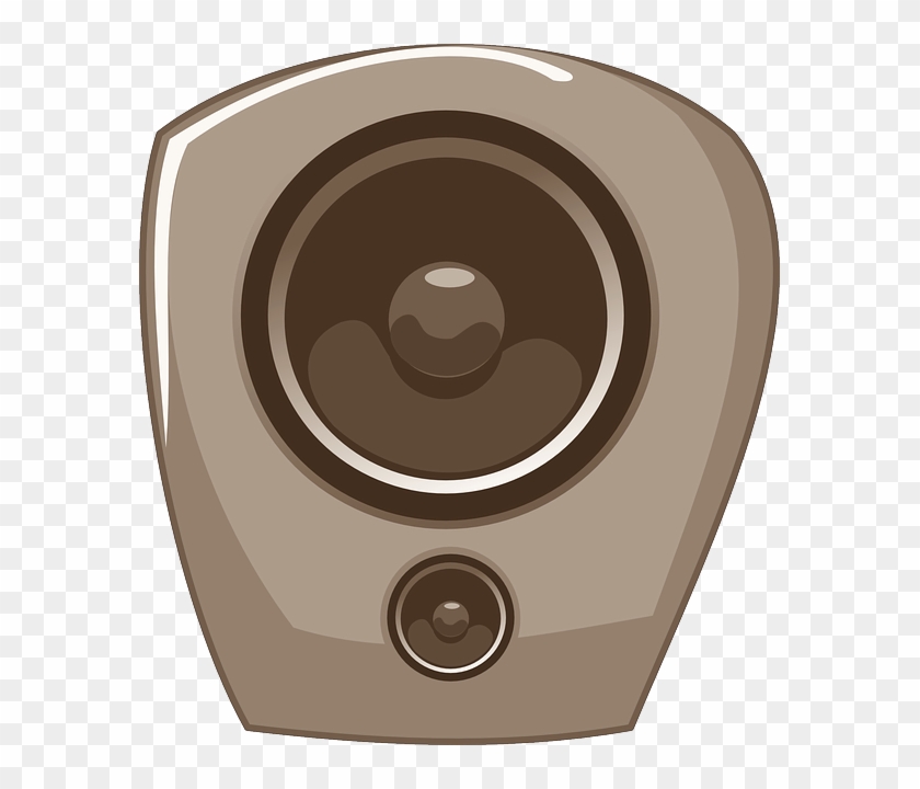 Computer Music Speaker Cartoon Electric Clipart