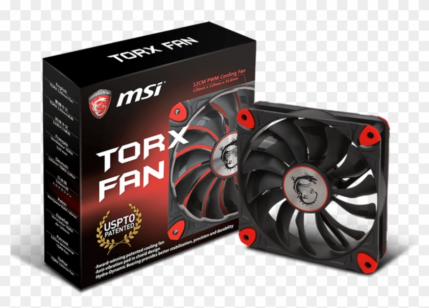 Beaned Png , Png Download - Msi Torx Fan 12cm Clipart