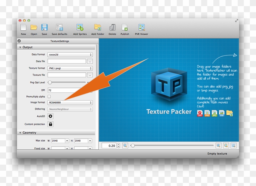 Enter Image Description Here - Texture Packer Clipart #5309534