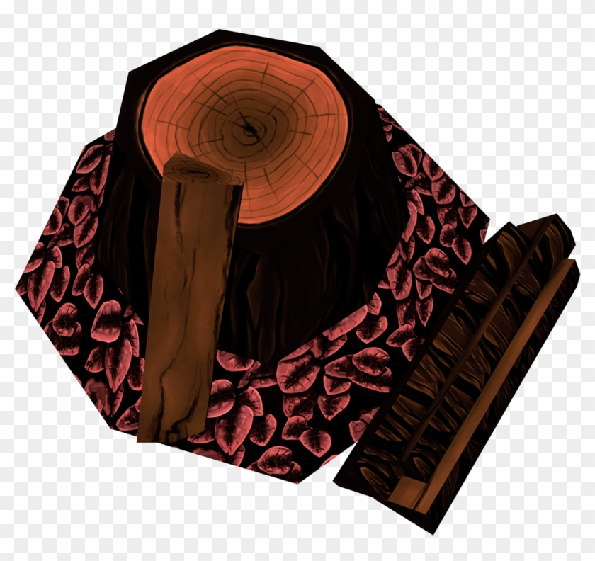 3d Tree Stump Model Created For Part Of A Battle Arena - Wood Clipart