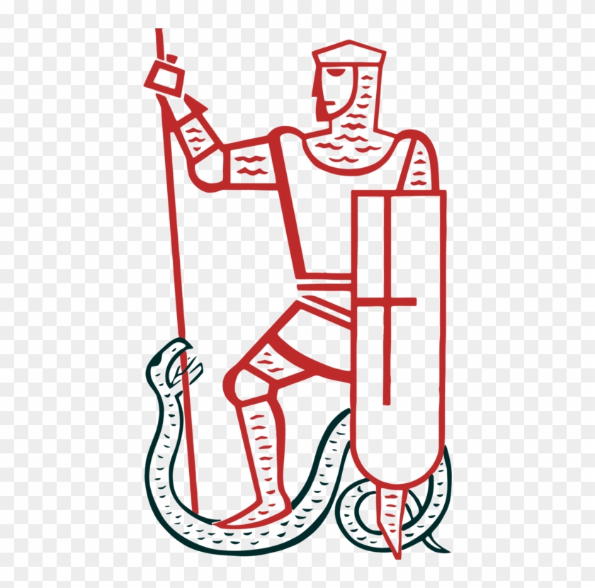 Knight Shield Spear Squire Computer Icons - Black And White Knight Clipart - Png Download