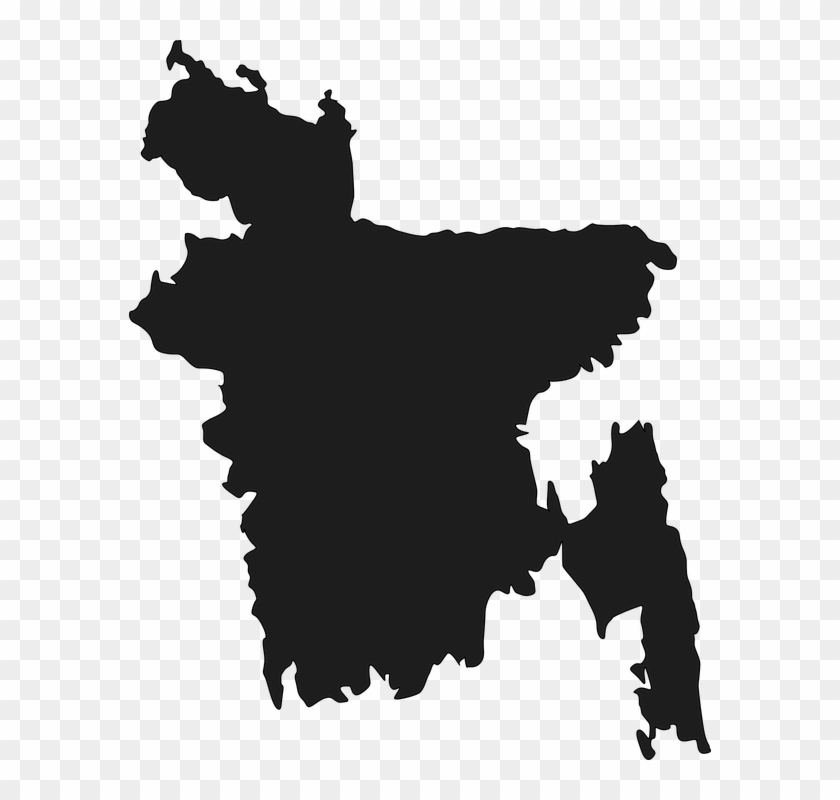 Bangladesh Map Vector Clipart #5310175