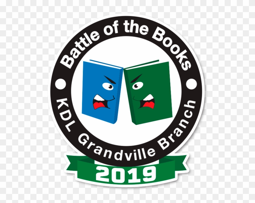 Grandville Battle Of The Books - Label Clipart