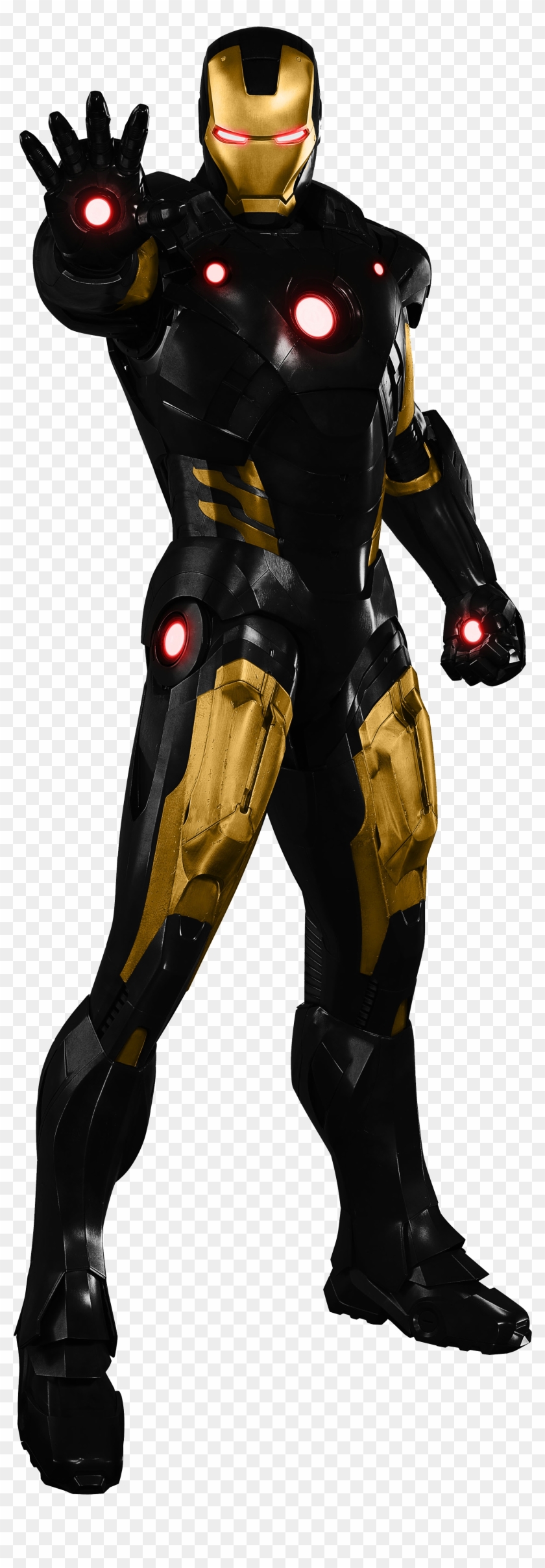 Under Amor Iron Man - Iron Man Gold And Black Clipart