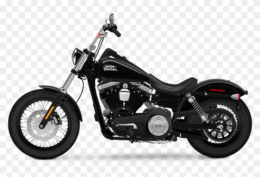 Black Street Bob - Harley Davidson Street Bob 2017 Clipart