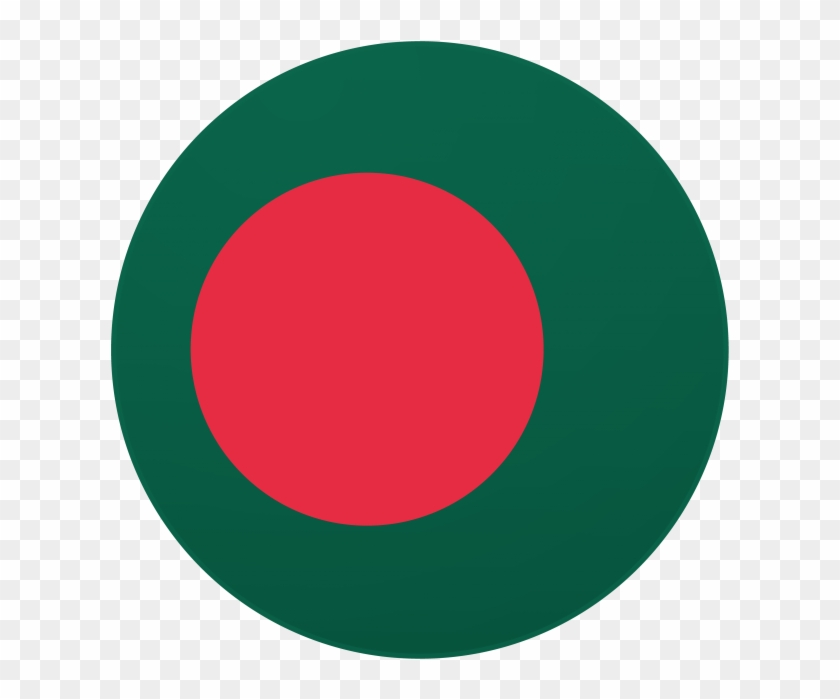 Bangladesh Flag Icon - Circle Clipart