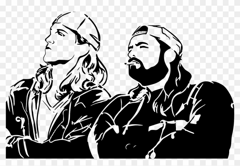 [o] "snoochie Boochies" - Jay And Silent Bob Drawing Clipart #5310611