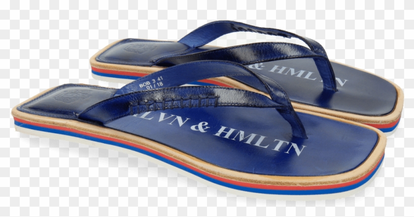 Sandals Bob 3 Electric Blue - Flip-flops Clipart