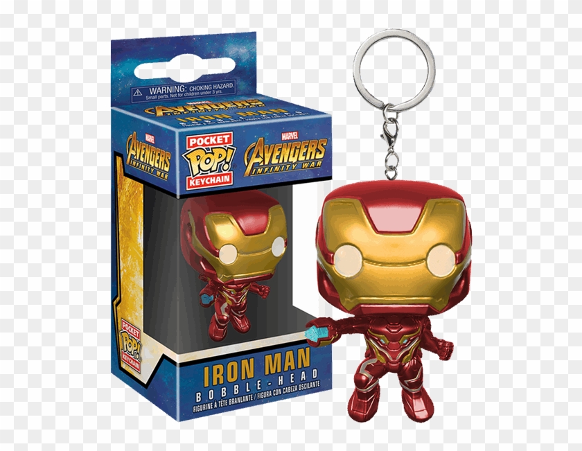 Accessories - Iron Man Funko Pop Keychain Clipart