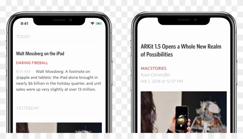 9 Adds A New Design For The Iphone X, Support For Inoreader, - Twitter Feed Iphone X Clipart