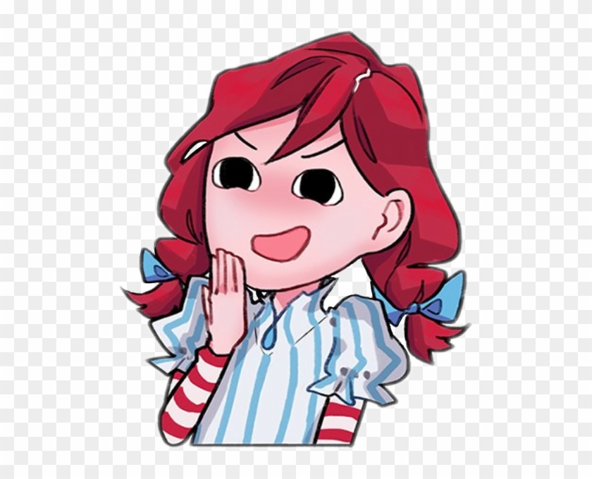 • - Anime Wendy's Mascot Clipart #5310790