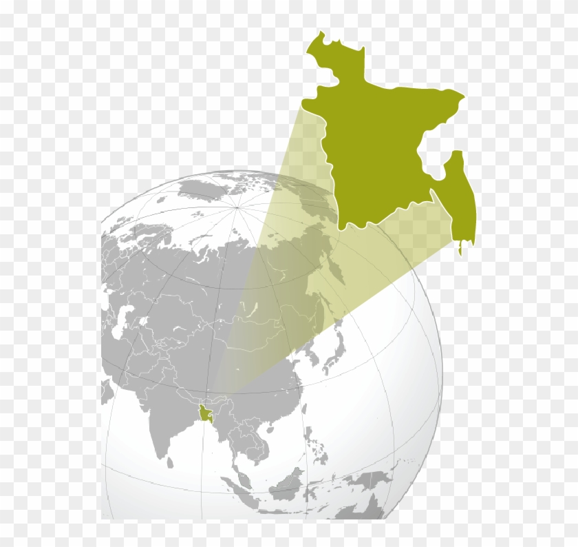 Bangladesh - Map Asia Png Clipart #5311005