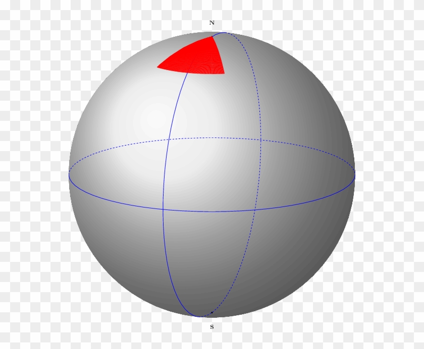 The Region \latlongreg On The Sphere, Defined In , - Sphere Clipart
