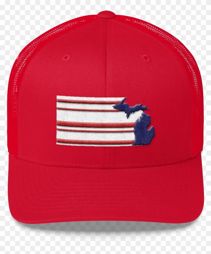 Load Image Into Gallery Viewer, Michigan Usa Flag Trucker - Baseball Cap Clipart #5311186