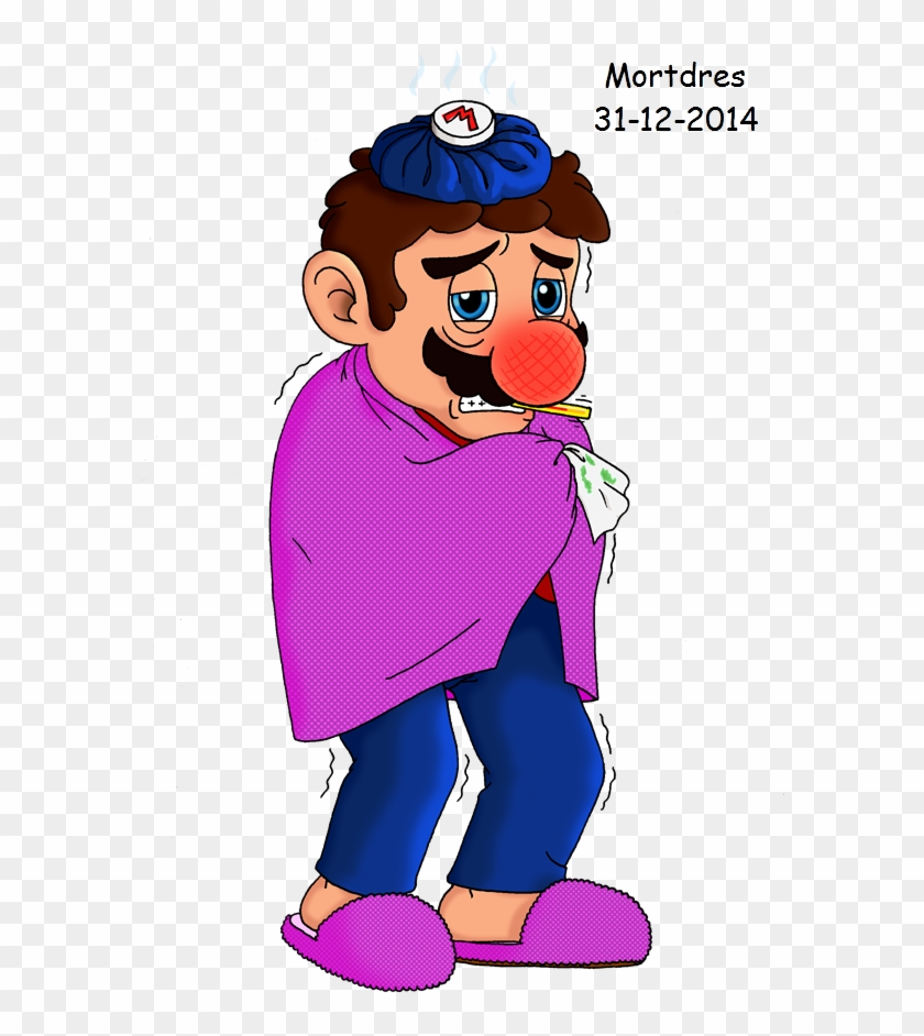 Mario Sneeze , Png Download - Sick Mario Clipart #5311292