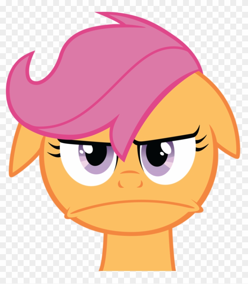 I Hate Anime - My Little Pony Scootaloo Angry Clipart #5311353