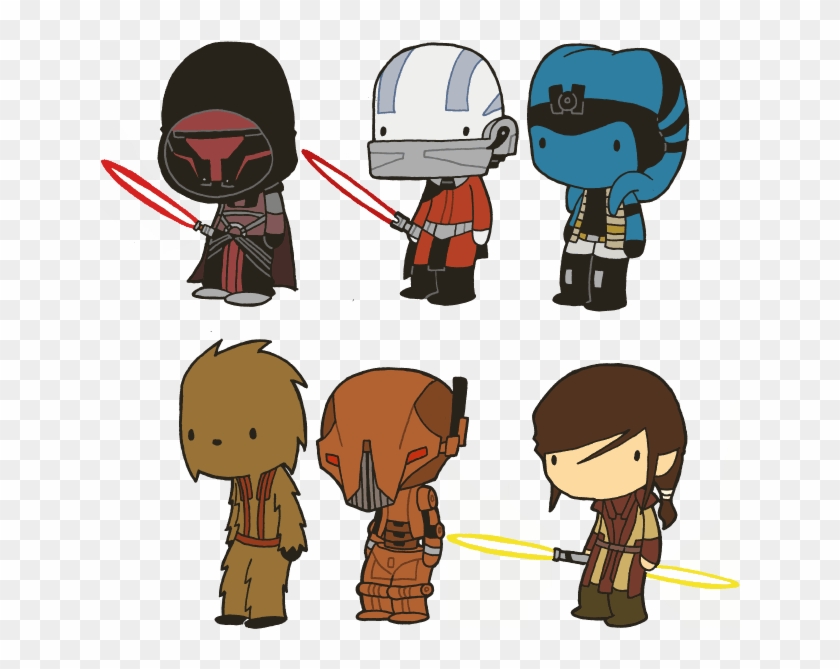 The - Lil Star Wars Characters Clipart