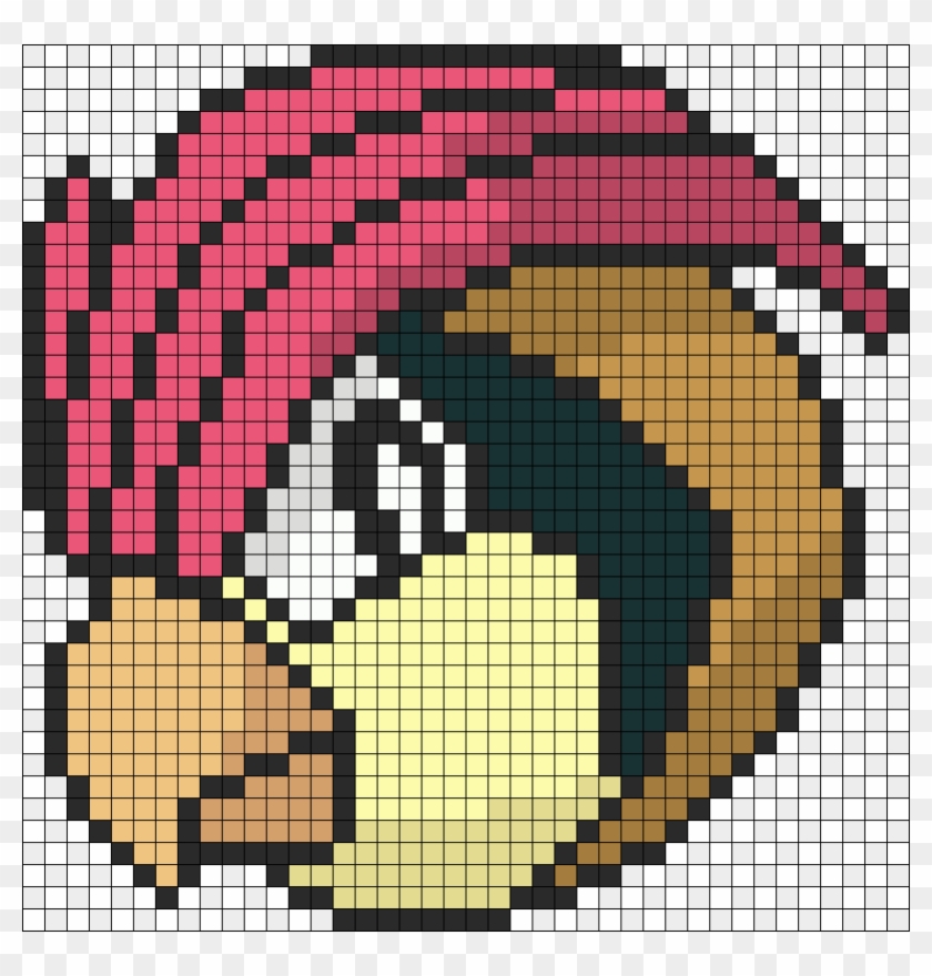 Pokemon Battle Trozei Pidgeotto Perler Bead Pattern - Pixel Planets Png Clipart