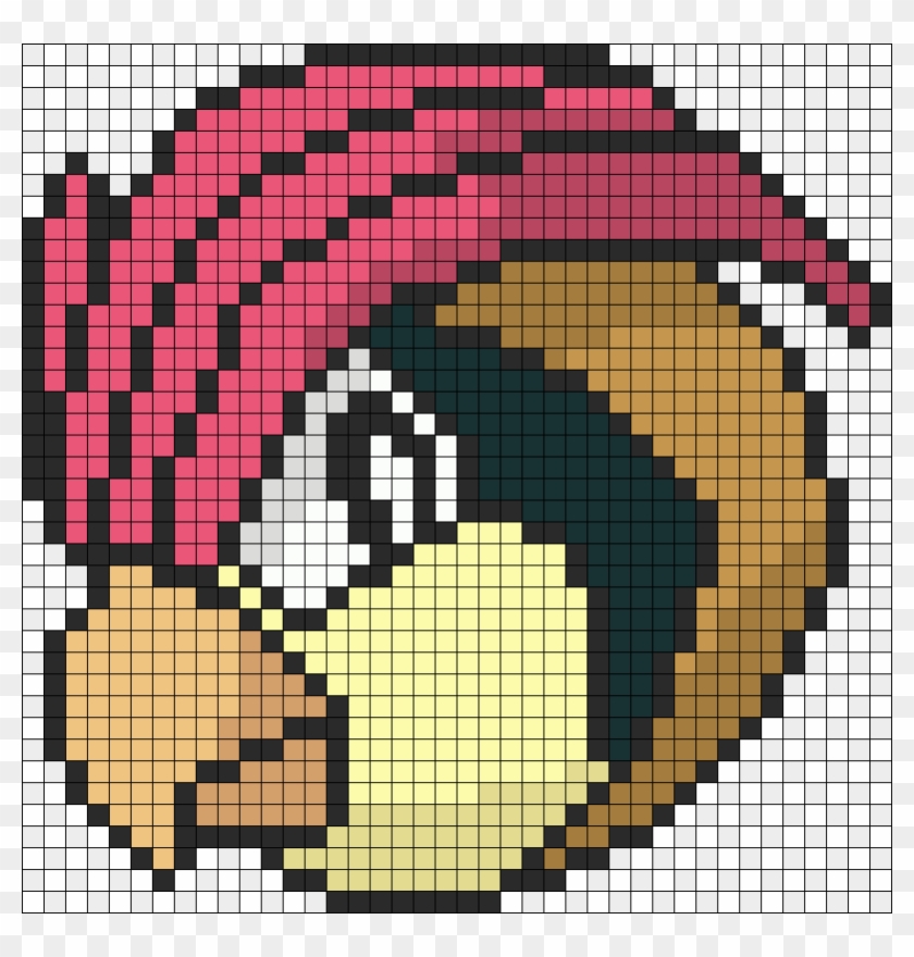 Pokemon Battle Trozei Pidgeotto Perler Bead Pattern - Pixel Planets Png Clipart #5311791