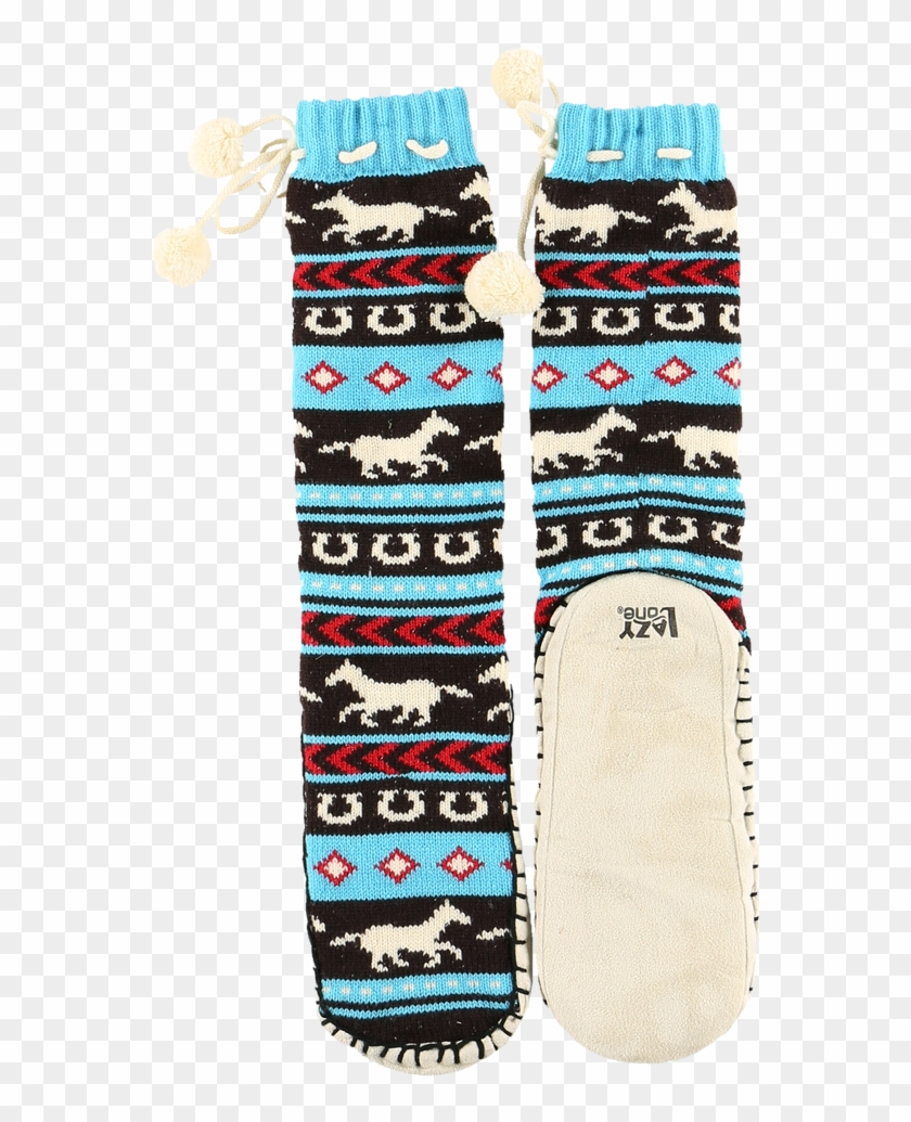 Horse Fair Isle - Hockey Sock Clipart #5311826