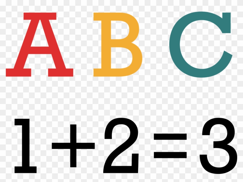 Abc 123 Svg Cut File - Colorfulness Clipart