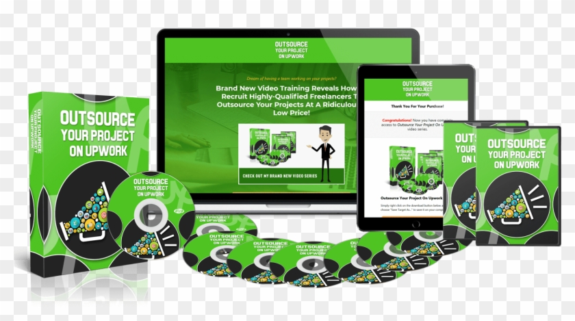 Brand New “outsource Your Project On Upwork” Video - Flyer Clipart #5312669
