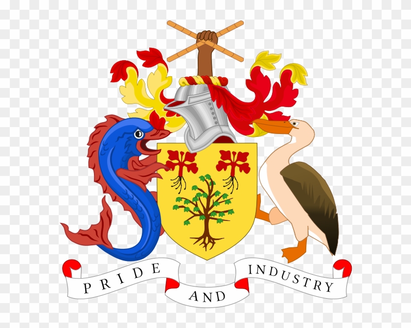 More Information About Barbados - Barbados National Coat Of Arms Clipart