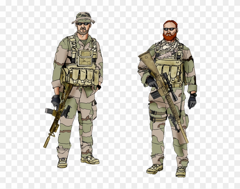 Tenue Airsoft - Soldier Clipart