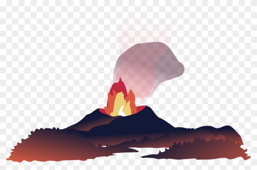 Asset - Stratovolcano Clipart