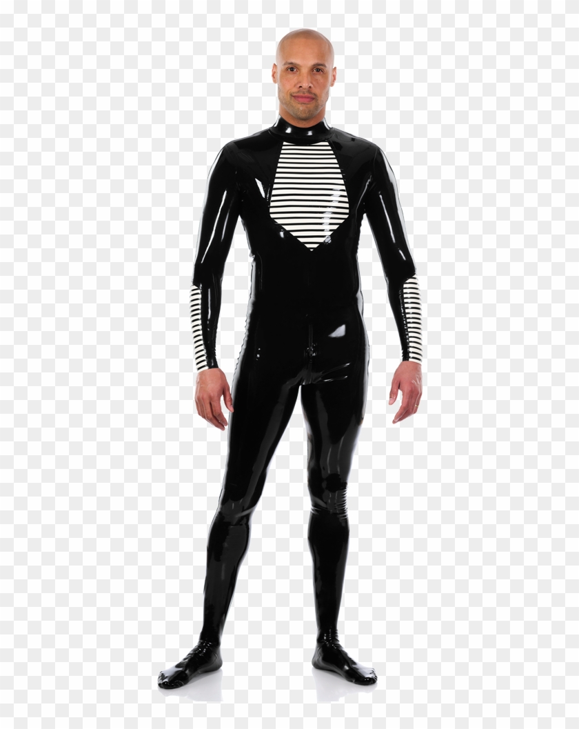 The Ritz Catsuit Has Contrasting Coloured Panels On - Spandex Clipart