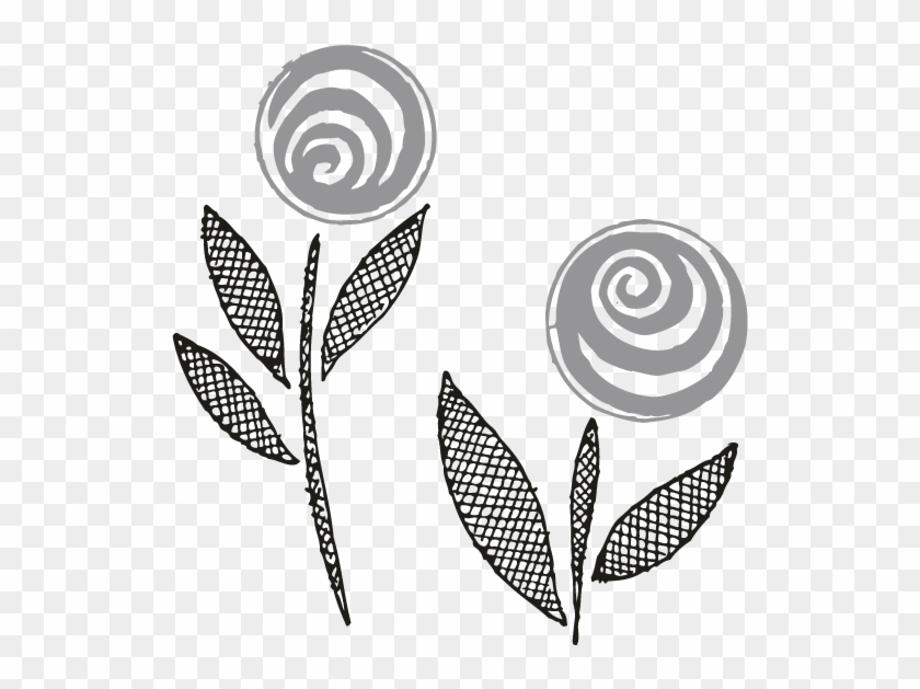 Smock Rosebud Motif - Circle Clipart #5315026