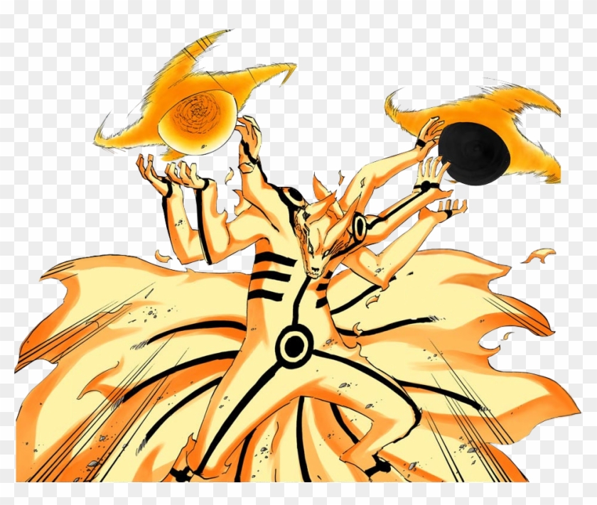 Image Six Paths Beast Mode Png Vs - Kurama Six Paths Clipart #5315197