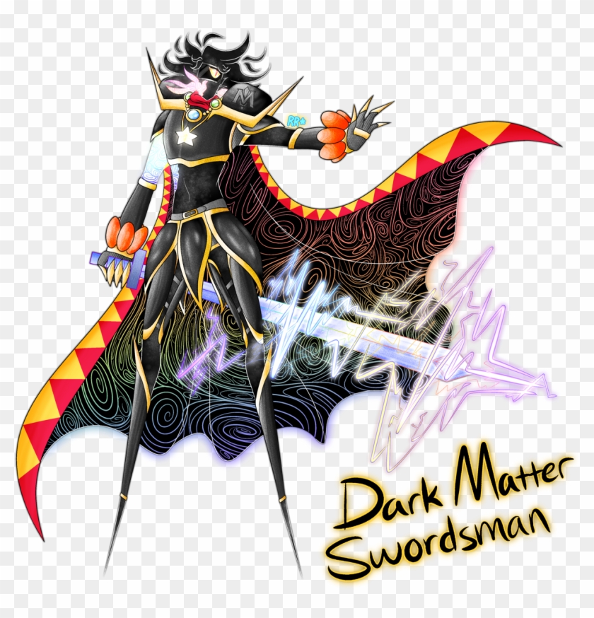 Dark Matter Swordsman, Now Back With More Swirls And - Kirby Female Dark Matter Clipart